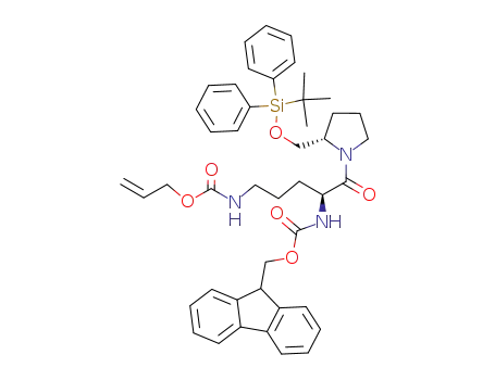 N<sup>δ</sup>-(allyloxycarbonyl)-N<sup>α</sup>-(fluoren-9-ylmethoxycarbonyl)-L-ornithyl-O-(tert-butyldiphenylsilyl)-L-prolinol
