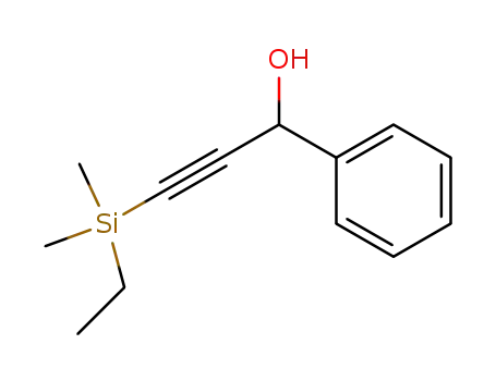 1-phenyl-3-dimethyl(ethyl)silyl-2-propyn-1-ol