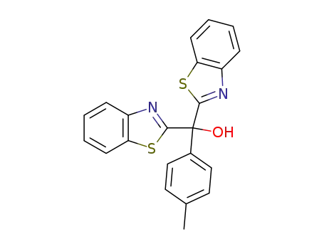 bis(1,3-benzothiazol-2-yl)(4-methylphenyl)methanol