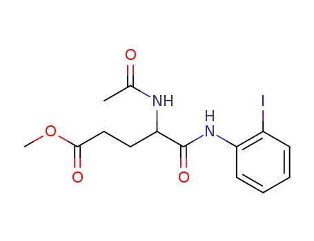 methyl 4-acetamido-5-(2-iodophenylamino)-5-oxopentanoate