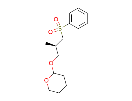 2H-Pyran, tetrahydro-2-[(2R)-2-methyl-3-(phenylsulfonyl)propoxy]-