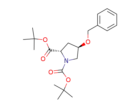 (2S,4R)-di-tert-butyl 4-(benzyloxy)pyrrolidine-1,2-dicarboxylate