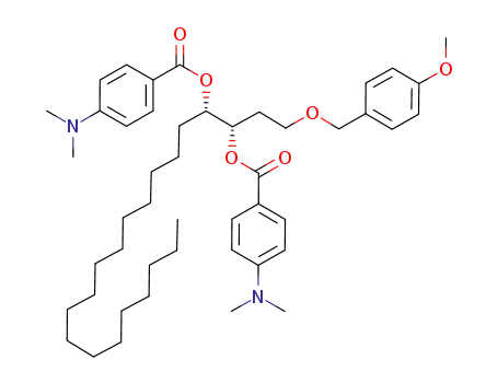 Benzoic acid, 4-(dimethylamino)-,
(1S,2S)-2-[[4-(dimethylamino)benzoyl]oxy]-1-[2-[(4-methoxyphenyl)meth
oxy]ethyl]nonadecyl ester
