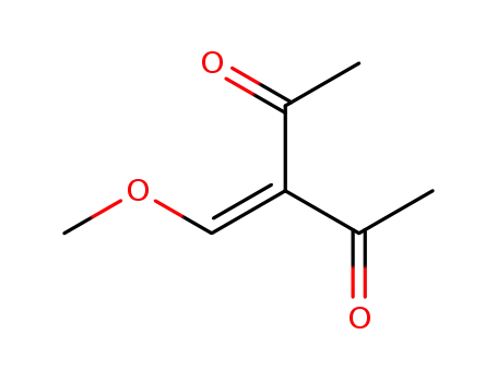 Molecular Structure of 71043-35-1 (2,4-Pentanedione, 3-(methoxymethylene)-)