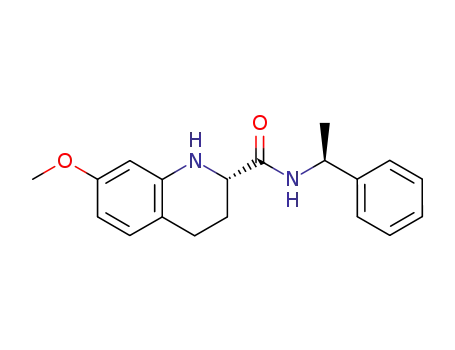 (2S,3'S)-7-methoxy-1,2,3,4-tetrahydroquinoline-2-carboxylic acid (1-phenylethyl)amide