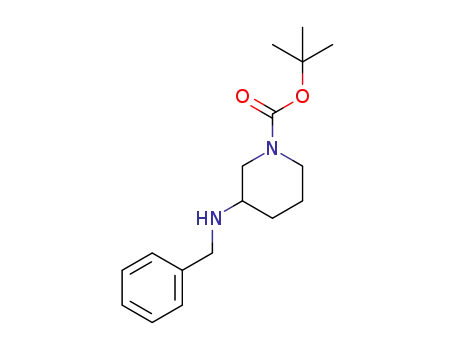 Molecular Structure of 183207-64-9 (Tert-butyl 3-(benzylamino)piperidine-1-carboxylate)
