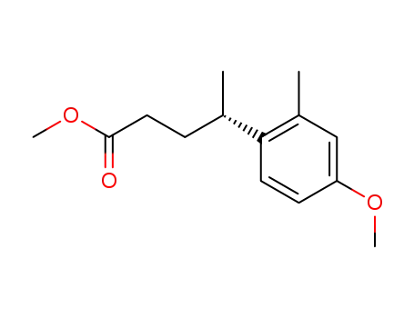 methyl (4S)-(4-methoxy-2-methylphenyl)pentanoate