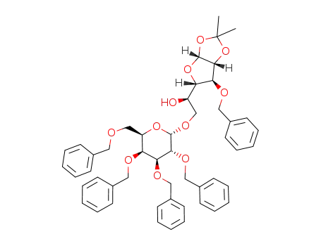 2,3,4,6-tetra-O-benzyl-α-D-galactopyranosyl-(1->6)-3-O-benzyl-1,2-O-isopropylidene-α-D-galactofuranose