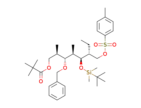 (2R,3R,4R,5R,6R)-3-(benzyloxy)-5-[1-(tert-butyl)-1,1-dimethylsilyl]oxy-2,4-dimethyl-6-([(4-methylphenyl)sulfonyl]oxymethyl)octyl pivalate