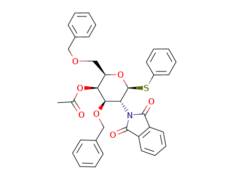 phenyl 4-O-acetyl-3,6-di-O-benzyl-2-deoxy-2-phthalimido-1-thio-β-D-galactopyranoside