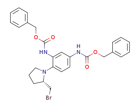 [3-Benzyloxycarbonylamino-4-((S)-2-bromomethyl-pyrrolidin-1-yl)-phenyl]-carbamic acid benzyl ester