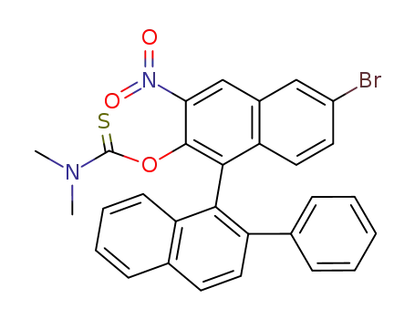 rac-O-(6-bromo-3-nitro-2'-phenyl-[1,1'-binaphthalen]-2-yl) dimethylthiocarbamate