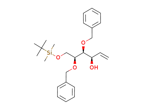 (2R,3S,4R)-2,3-bis(benzyloxy)-1-(tert-butyldimethylsilyloxy)hex-5-en-4-ol