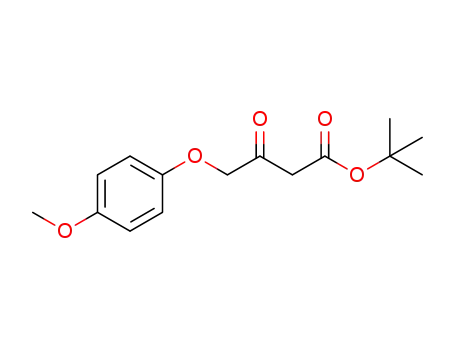 Molecular Structure of 1296664-96-4 (tert-butyl 4-(4-methoxyphenoxy)-3-oxobutanoate)