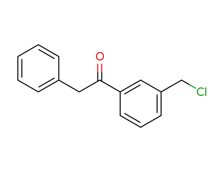 Molecular Structure of 872088-04-5 (1-(3-CHLOROMETHYLPHENYL)-2-PHENYLETHANONE)
