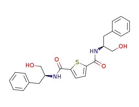 2,5-Thiophenedicarboxamide,
N,N'-bis[(1S)-1-(hydroxymethyl)-2-phenylethyl]-