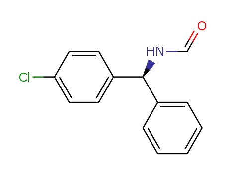 Molecular Structure of 474654-19-8 (N-[(S)-(4-chlorophenyl)phenylMethyl]- ForMaMide)