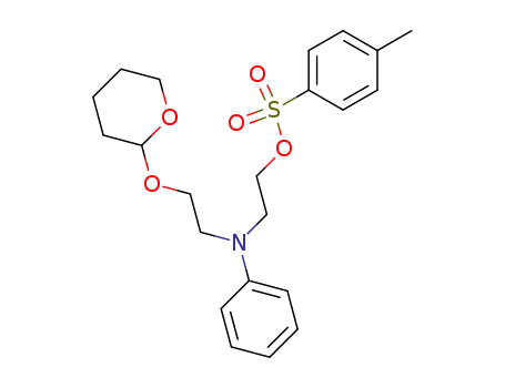 Ethanol, 2-[phenyl[2-[(tetrahydro-2H-pyran-2-yl)oxy]ethyl]amino]-,
4-methylbenzenesulfonate (ester)