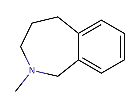 Molecular Structure of 188570-15-2 (1H-2-Benzazepine, 2,3,4,5-tetrahydro-2-methyl-)