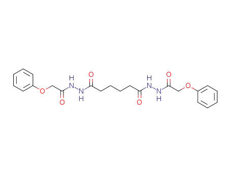 Molecular Structure of 316139-06-7 (6-oxo-6-(<i>N</i>'-phenoxyacetyl-hydrazino)-hexanoic acid <i>N</i>'-phenoxyacetyl-hydrazide)