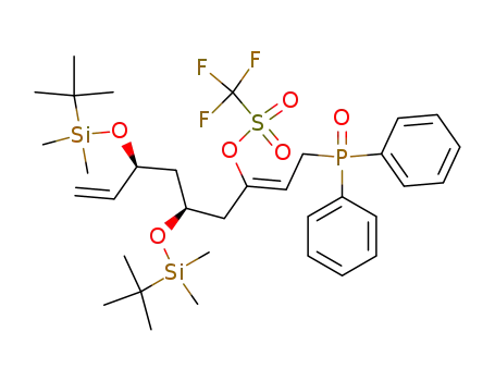 (Z,5S,7S)-[5,7-di[(tert-butyldimethylsilyl)oxy]-3-[(trifluoromethanesulfonyl)oxy]nona-2,8-dienyl]diphenylphosphine oxide