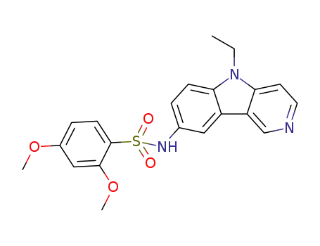 2,4-dimethoxy-N-(5-ethyl-5H-γ-carbolin-8-yl)benzenesulfonamide