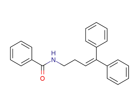 Molecular Structure of 95319-30-5 (Benzamide, N-(4,4-diphenyl-3-butenyl)-)