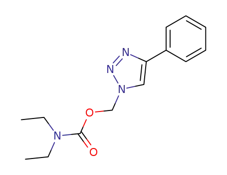 Carbamic acid, diethyl-, (4-phenyl-1H-1,2,3-triazol-1-yl)methyl ester