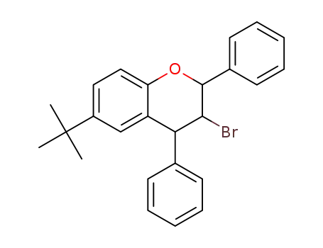 6-tert-butyl-3-bromo-2,4-diphenyl chroman