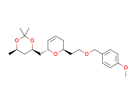 (4R,6R)-4-(((2R,6S)-6-(2-(4-methoxybenzyloxy)ethyl)-5,6-dihydro-2H-pyran-2-yl)methyl)-2,2,6-trimethyl-1,3-dioxane