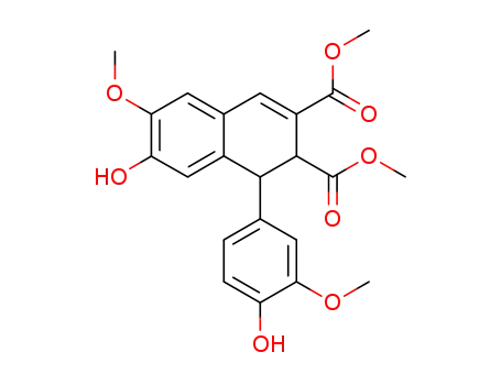 7-hydroxy-1-(4-hydroxy-3-methoxy-phenyl)-6-methoxy-1,2-dihydro-naphthalene-2,3-dicarboxylic acid dimethyl ester