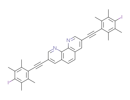 1,10-Phenanthroline, 3,8-bis[(4-iodo-2,3,5,6-tetramethylphenyl)ethynyl]-