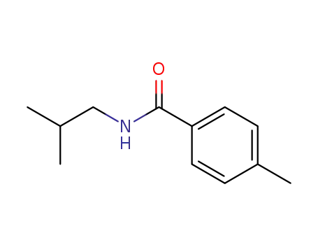 Molecular Structure of 88358-24-1 (N-Isobutyl-4-MethylbenzaMide, 97%)
