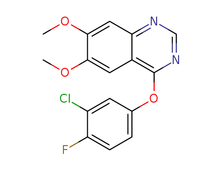 4-(3-chloro-4-fluorophenoxy)-6,7-dimethoxyquinazoline