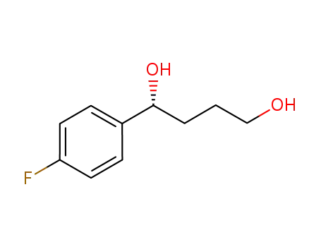 Molecular Structure of 1017261-20-9 ((R)-1-(4-fluorophenyl)butane-1,4-diol)