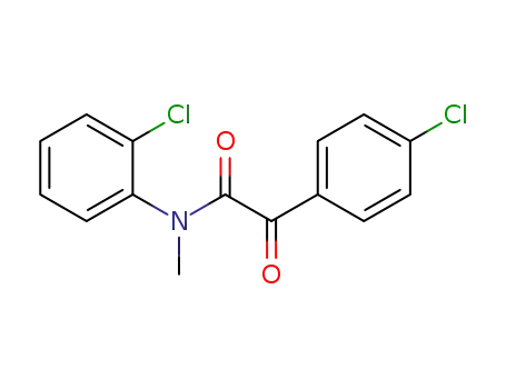 N-(2-chlorophenyl)-2-(4-chlorophenyl)-N-methyl-2-oxoacetamide