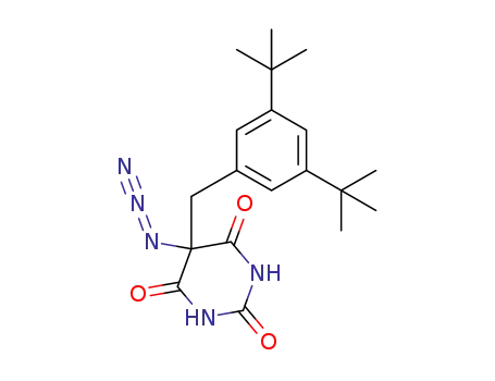 5-azido-5-(3,5-di-tert-butylbenzyl)pyrimidine-2,4,6(1H,3H,5H)-trione