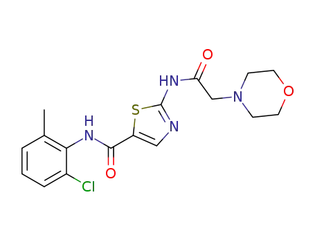 N-(2-chloro-6-methylphenyl)-2-[2-(morpholin-4-yl)acetamido]-5-thiazolecarboxamide