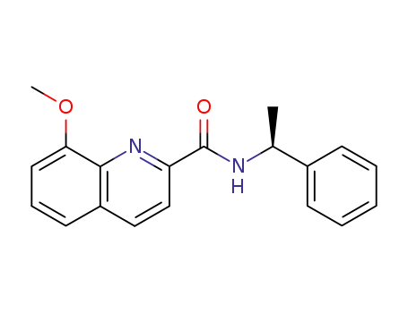 (S)-8-methoxyquinoline-2-carboxylic acid (1-phenylethyl)amide
