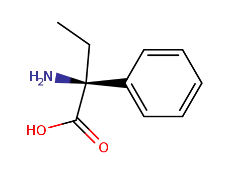 Molecular Structure of 52247-77-5 ((S)-(+)-2-Amino-2-phenylbutyric acid)