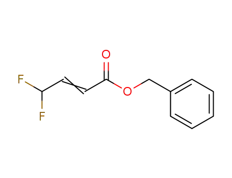 2-Butenoic acid, 4,4-difluoro-, phenylmethyl ester