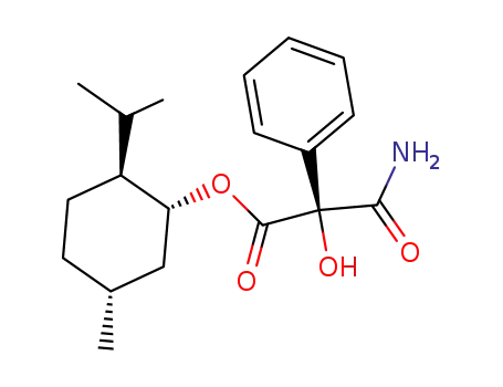 (-)-2-hydroxy-2-phenyl-malonamic acid menthyl ester