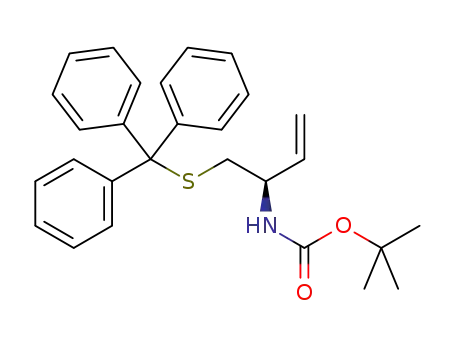 (R)-tert-butyl (1-(tritylthio)but-3-en-2-yl)carbamate
