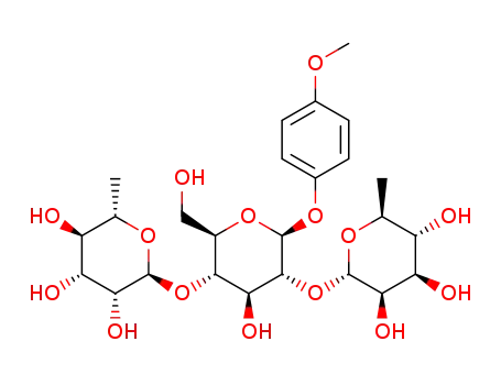 p-methoxyphenyl α-L-rhamnopyranosyl-(1->2)-4-O-(α-L-rhamnopyranosyl)-β-D-glucopyranoside