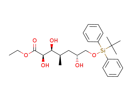 (2R,3S,4R,6R)-7-(tert-butyldiphenylsilyloxy)-2,3,6-trihydroxy-4-methylheptanoic acid ethyl ester