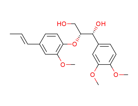 (1R,2R)-1-(3,4-dimethoxyphenyl)-2-(2-methoxy-4-((E)-prop-1-enyl)phenoxy)propane-1,3-diol