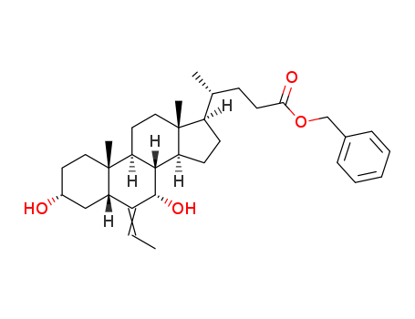 benzyl 3α,7α-dihydroxy-6-ethyliden-5β-cholan-24-oate 1352328-67-6