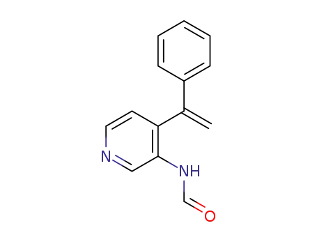 N-[4-(1-phenylethenyl)pyridin-3-yl]formamide