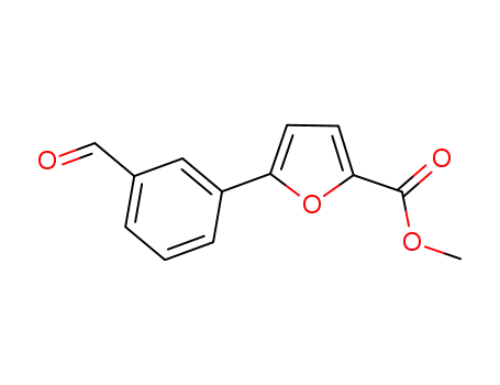 Molecular Structure of 400746-19-2 (3-(5-(Methoxycarbonyl)furan-2-yl)benzaldehyde)