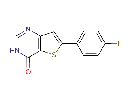 6-(4-FLUOROPHENYL)-3,4-DIHYDROTHIENO[3,2-D]-PYRIMIDIN-4-ONE
